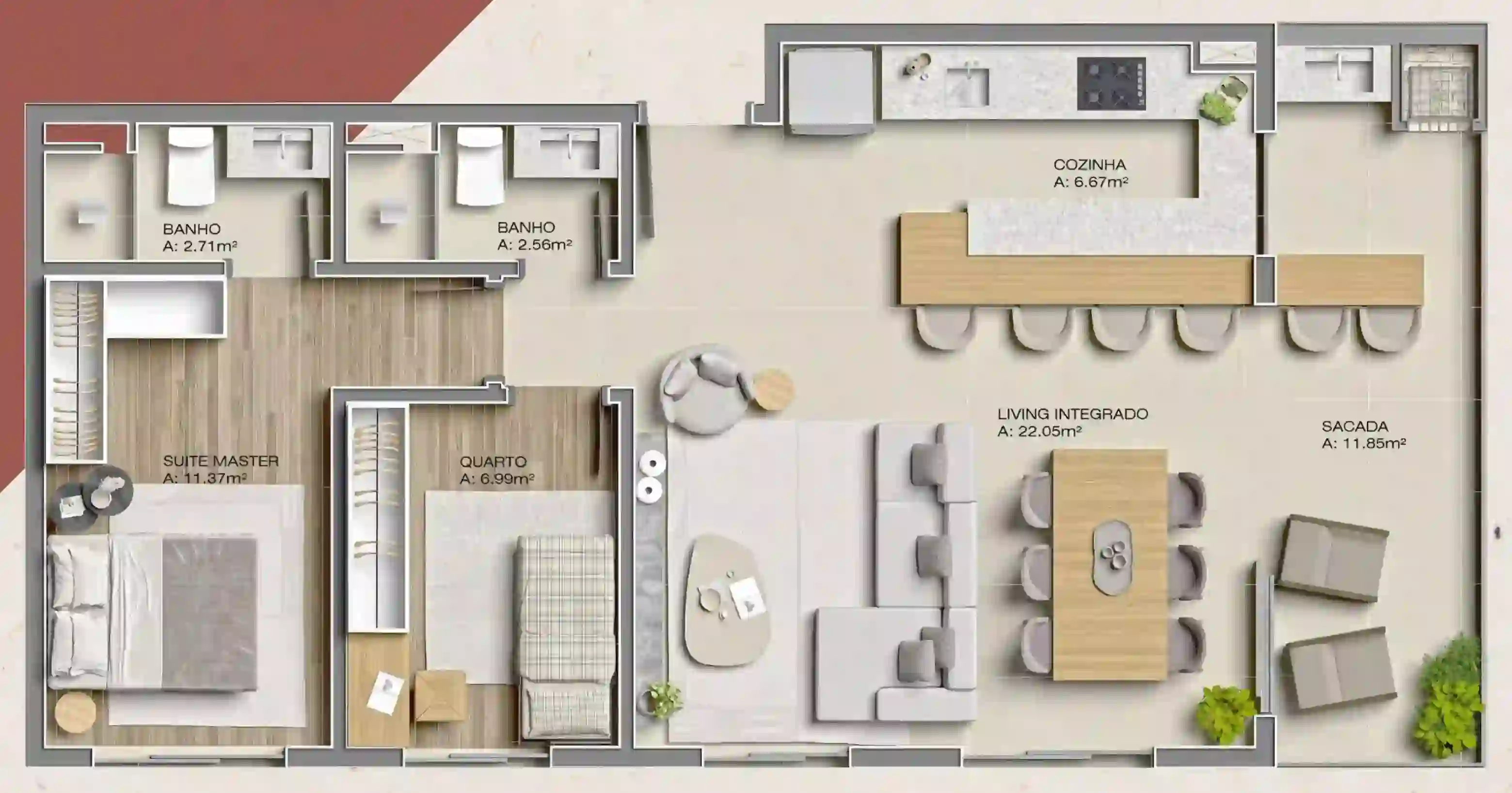Planta 78,14m²