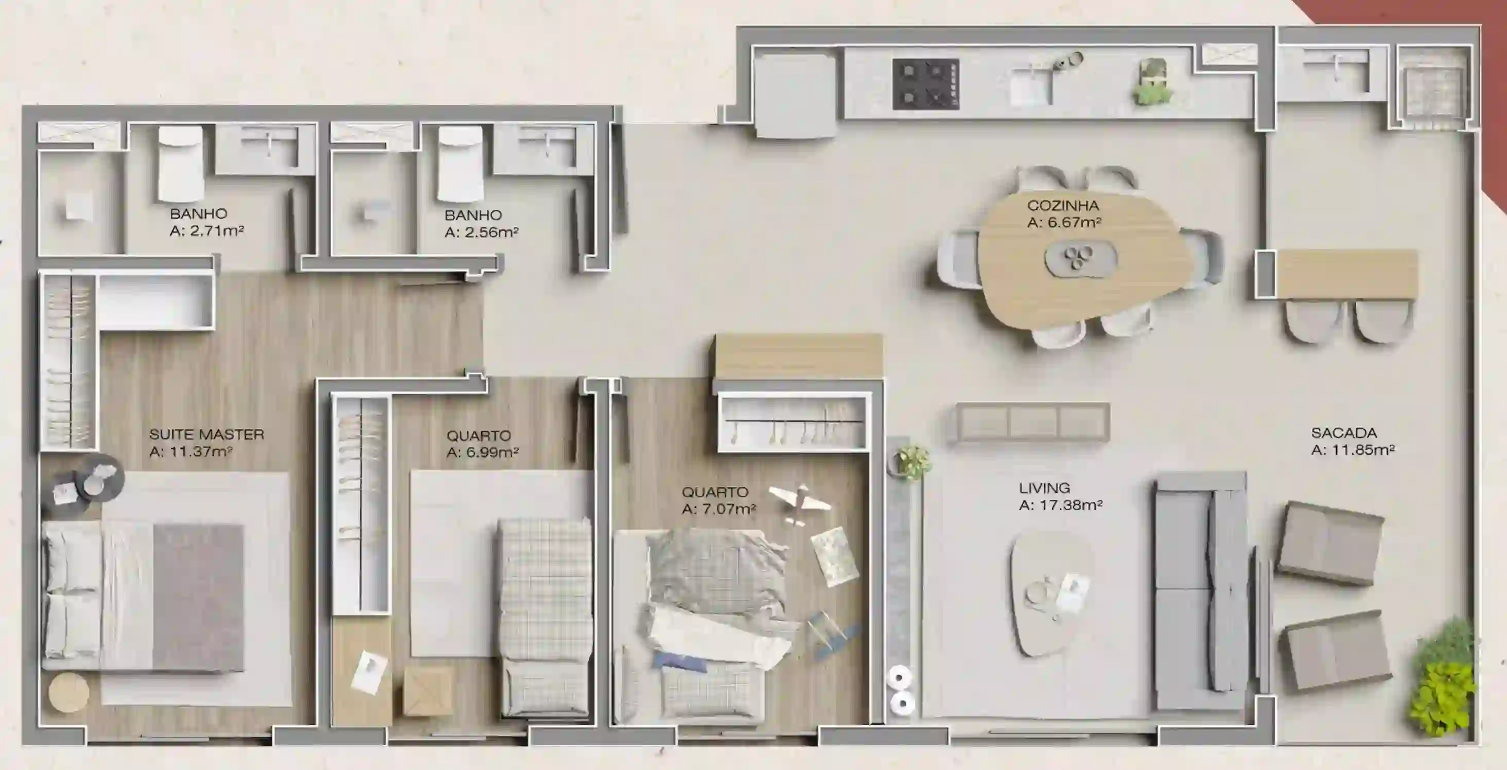 Planta 78,14m²
